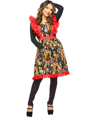 Fiesta of the Dead Ruffled Apron
