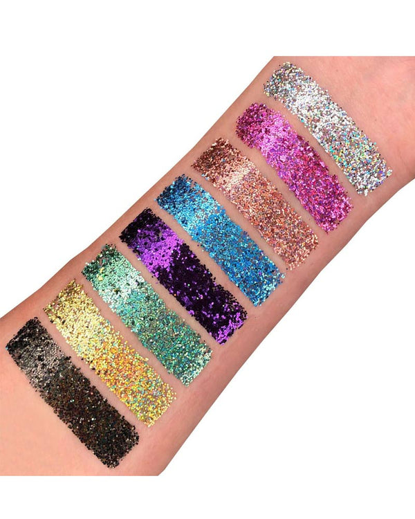 Green Fine Holographic Body Glitter Gel 12ml
