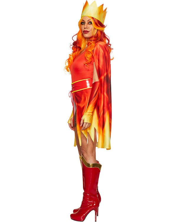 Fire Regal Queen Womens Costume