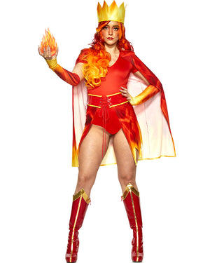 Fire Regal Queen Womens Costume