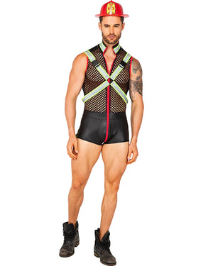 Fireman Fever Mens Costume