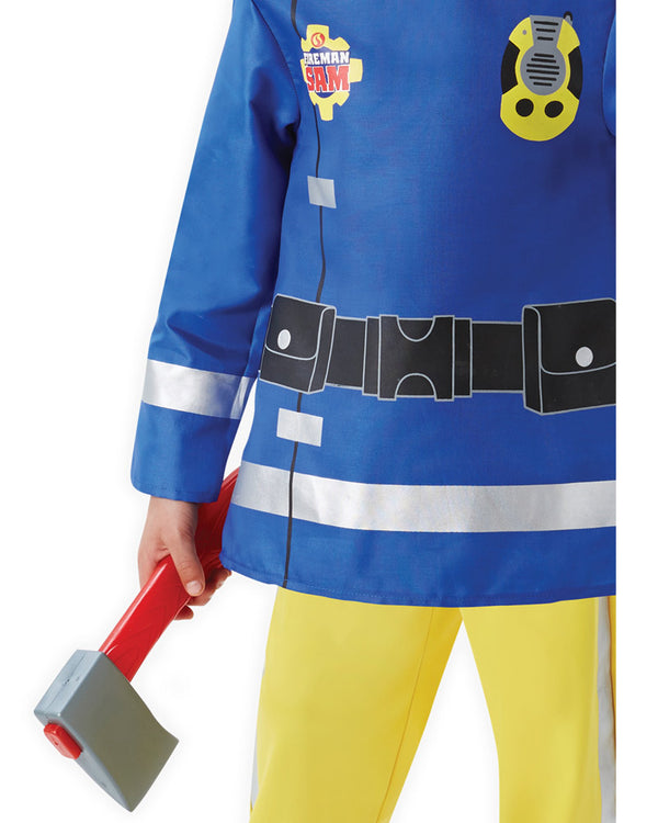 Fireman Sam Deluxe Boys Toddler Costume