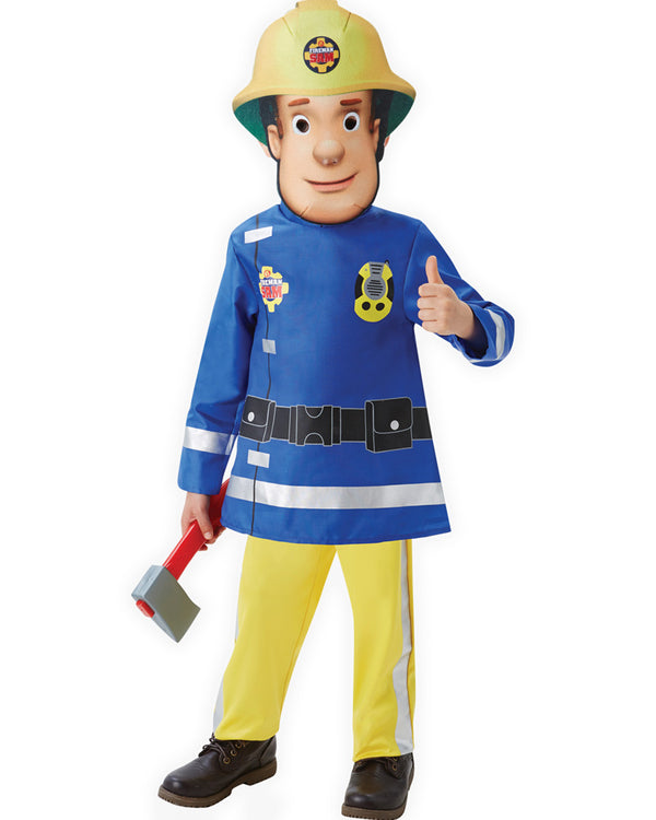 Fireman Sam Deluxe Boys Toddler Costume