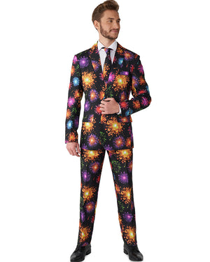Fireworks Black Mens Suitmeister