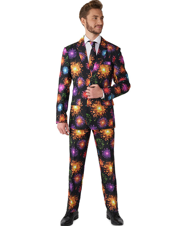 Fireworks Black Mens Suitmeister