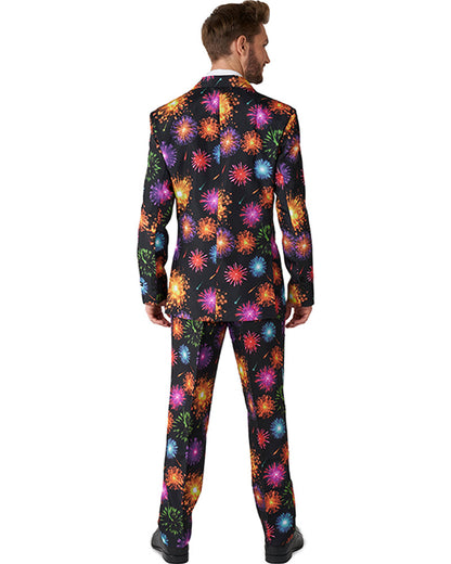 Fireworks Black Mens Suitmeister