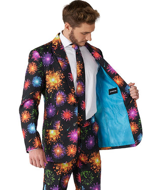 Fireworks Black Mens Suitmeister