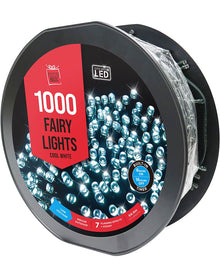 Timer Cool White 1000 Piece LED Fairy Lights 69.9m
