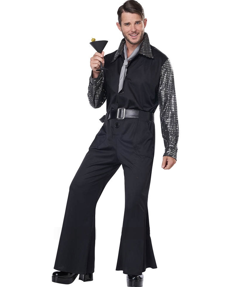 Flashy 70s Jumpsuit Mens Costume