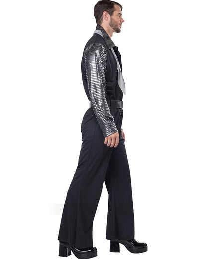Flashy 70s Jumpsuit Mens Costume