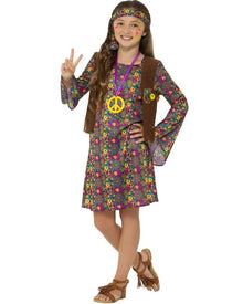 60s Flower Hippie Girls Costume