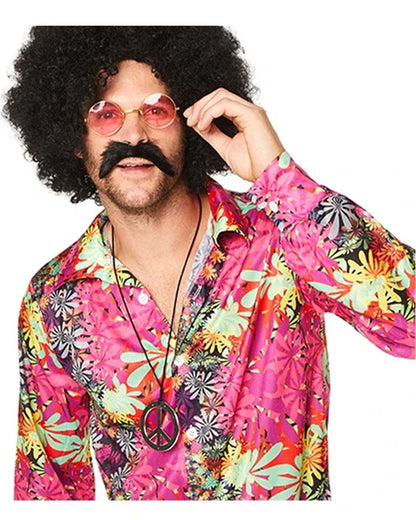 70s Flower Power Mens Shirt