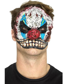 Foam Latex Clown Prosthetic Half Halloween Mask