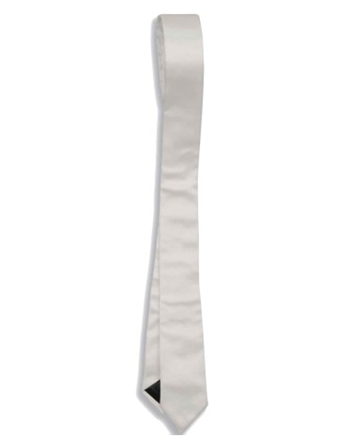 50s Skinny Tie White