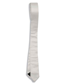 50s Skinny Tie White