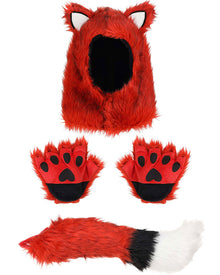 Fox Hood Hands and Tail Set