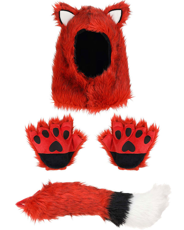 Fox Hood Hands and Tail Set