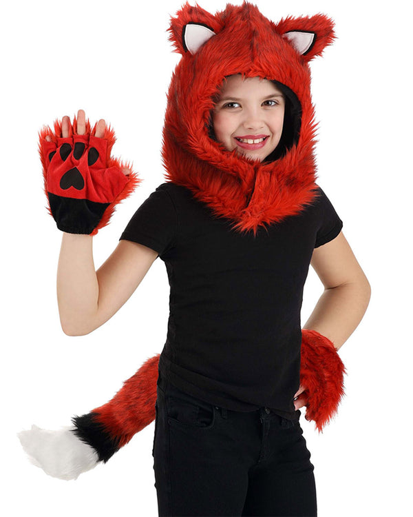 Fox Hood Hands and Tail Set