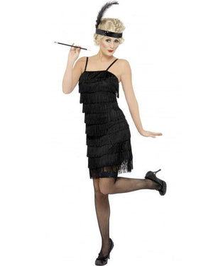 20s Fringe Flapper Womens Plus Size Costume
