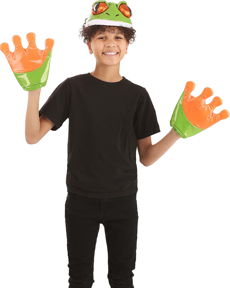 Frog Headband and Gloves Deluxe Set