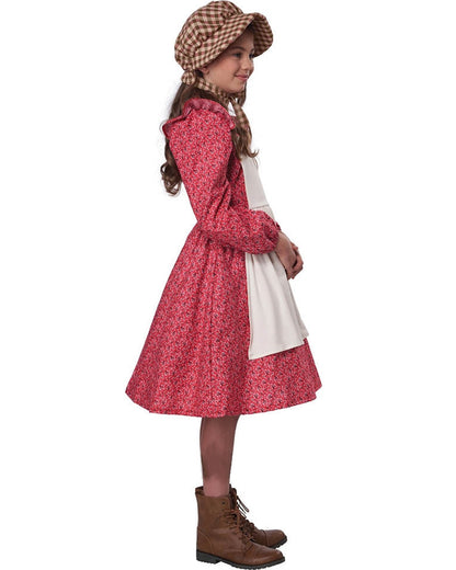 Frontier Settler Red Girls Costume