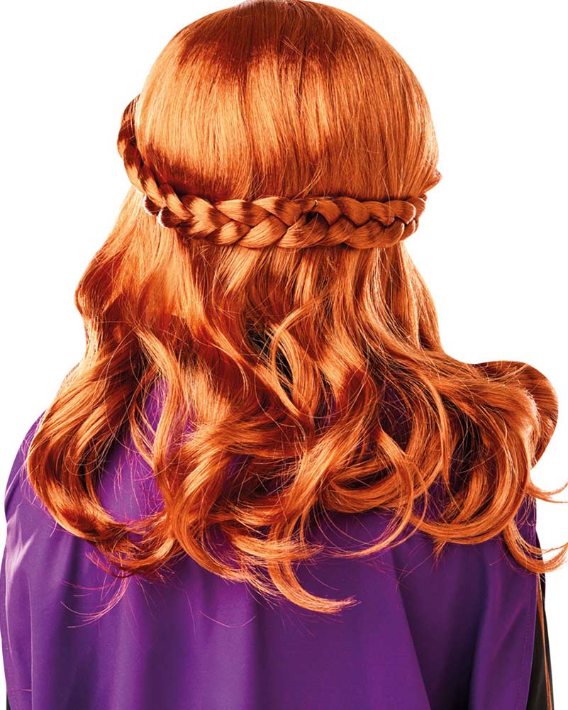 Disney Frozen 2 Anna Long Auburn Kids Wig