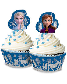 Disney Frozen 2 Cupcake Glittered Pack of 24