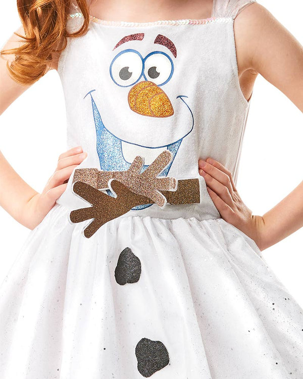 Disney Frozen 2 Olaf Tutu Dress Girls Costume