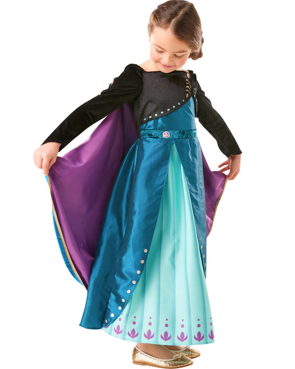 Disney Frozen 2 Queen Anna Premium Girls Costume