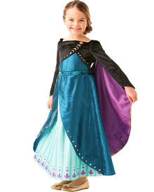 Disney Frozen 2 Queen Anna Premium Girls Costume