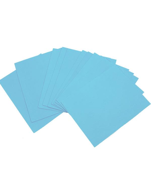Light Blue Foam Sheets Pack of 10