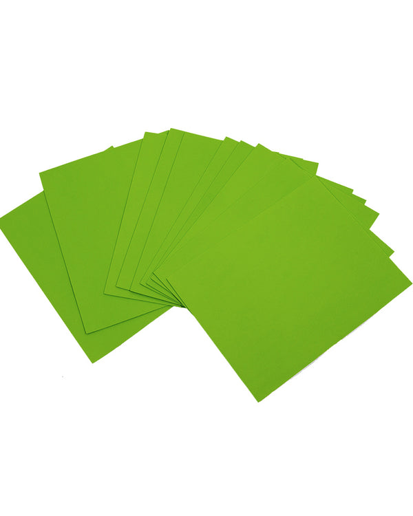Light Green Foam Sheets Pack of 10
