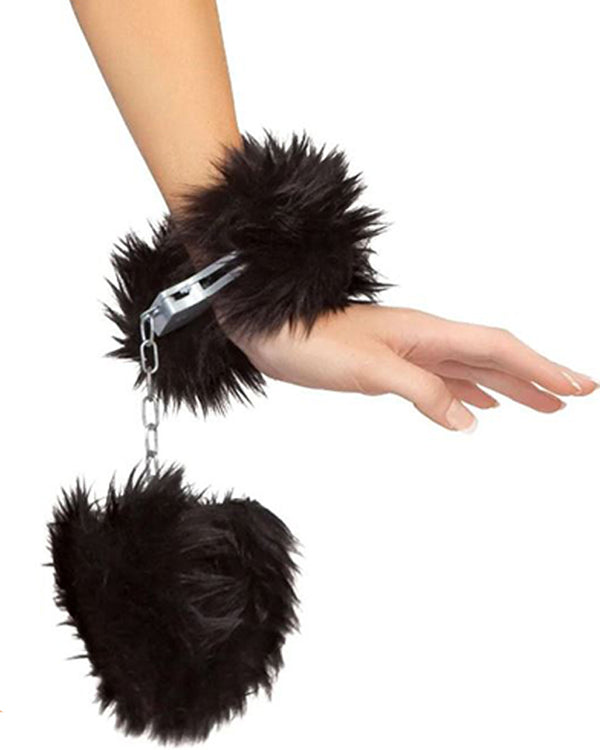 Fur Trimmed Handcuffs