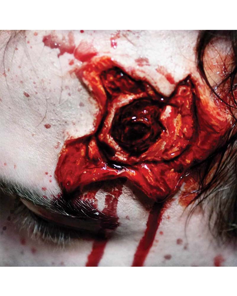 3D Bullet Exit Wound FX Appliance Transfer Prosthetic Wound
