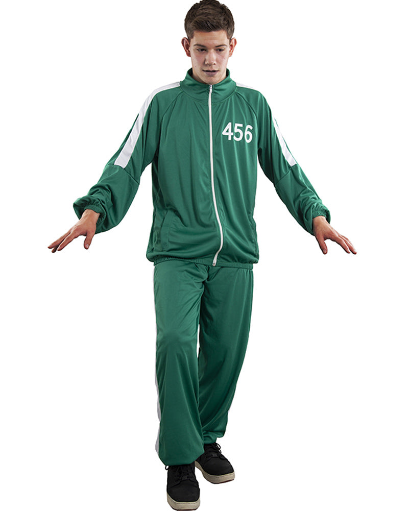 Game Show Tracksuit Green Tracksuit Mens Costume