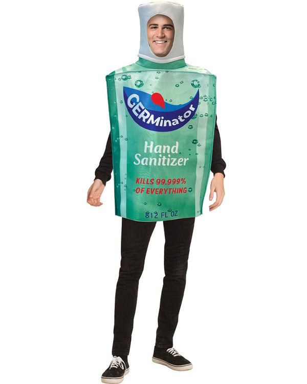 Germinator Hand Sanitiser Bottle Adult Costume