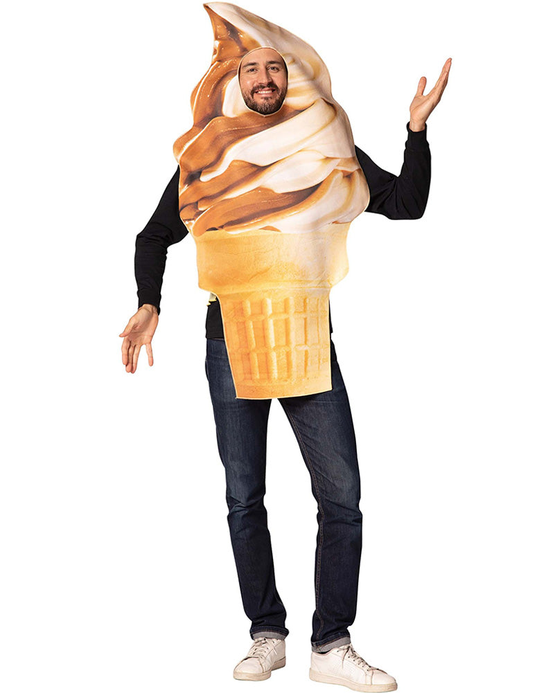 Get Real Soft Serve Ice Cream Adult Costume