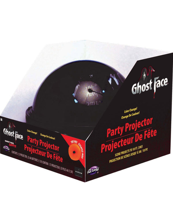Ghost Face Halloween Scene Party Projector