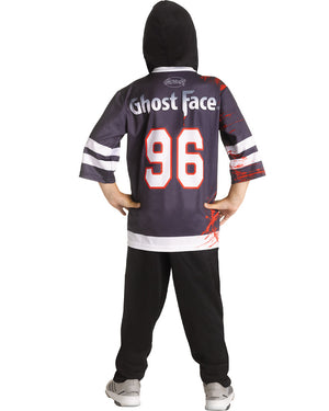 Scream Ghost Face Hockey Jersey Kids Costume