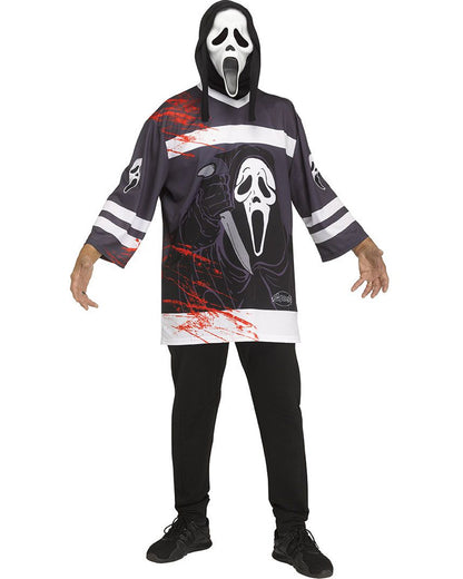Scream Ghost Face Hockey Jersey Adult Costume