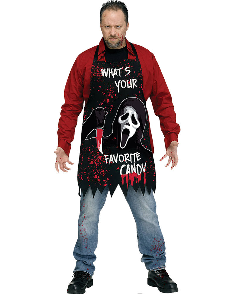 Scream Ghost Face Horror Apron