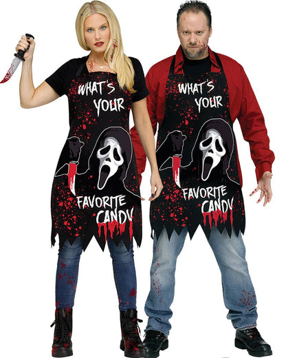 Scream Ghost Face Horror Apron