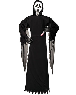 Scream Ghost Face Reaper with Prop Knife Decoration 1.5m