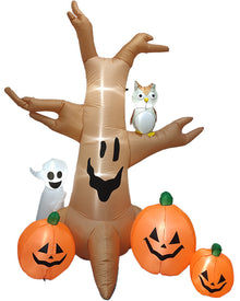 Ghost Family Tree Lawn Halloween Inflatable 2.4m