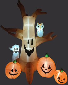 Ghost Family Tree Lawn Halloween Inflatable 2.4m