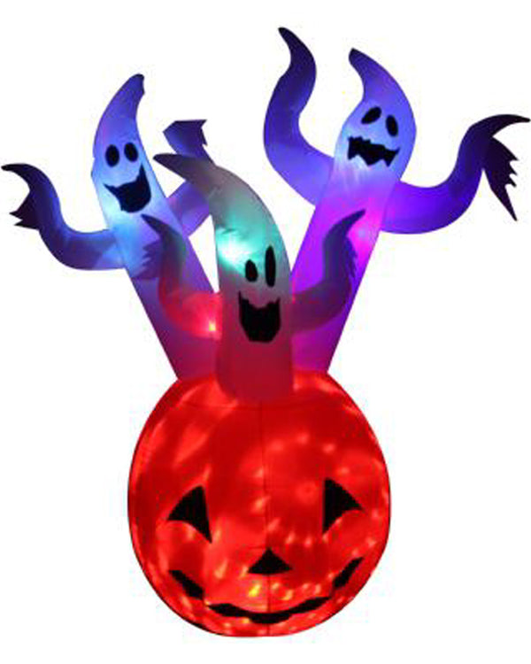 Ghost Pumpkin Lawn Inflatable 1.8m