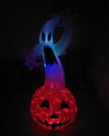 Ghost Pumpkin Lawn Halloween Inflatable 1.8m