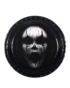 Ghoul Face 23cm Dinner Plates Pack of 12