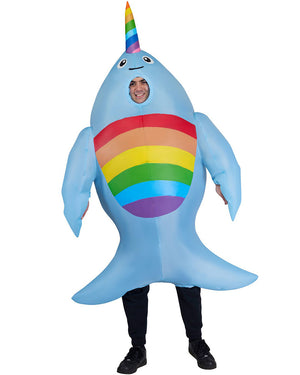 Giant Narwhal Inflatable Adult Costume