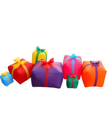 Gift Boxes Christmas Lawn Inflatable 1.8m (US Plug)